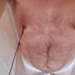 It feels so good pulling my nipples!