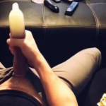Filling another condom