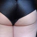 My ass in black panties