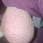 The sperm tanks, heavy-laden with my sweet cream.