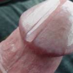 Wet pre cum cock from car handjob