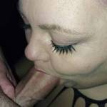 She loved worshipping my cock, and tried her best to take it all down her throat