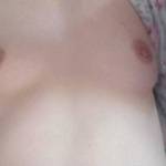 Joanne sent me a photo of her small boobs