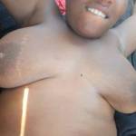 African playmate shows her bOObs