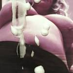 Mrs. Shutterbug58 looks stunning covered in cum! Thank you, Stillhard4U, for the beautiful cumload.