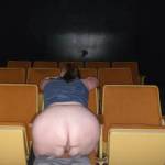Hanging out in an adult theater, letting the guys use my pussy