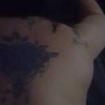 Husband and wife making love in doggie.