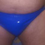 My new leather panties i would love it if all women out there will comment on them thereso sexy!