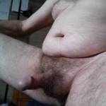 Anyone want to suck this fat, hairy old man's cock?