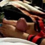 Playing with new bondage toys