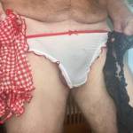 In this hot summer weather I found these nice thongs 
to wear just enough coverage