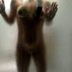 I was on vacation got out of my bathing suit and was in the shower and decided to pose for a picture. Hope you like it.