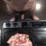 Real men cook bacon in the nude! Who's hungry?