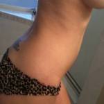 Pic i sent to my husband & PiratesWench showing off another new pair of undies.