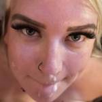 She loves a good facial, dirty little slut