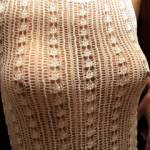 Poking out :P