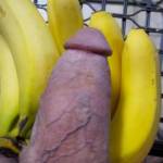 Go bananas over Hubby's cock!