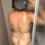 Washing off all the hot sex.