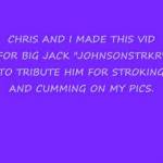 Tribute to Big Jack "JOHNSONSTRKR" FOR STROKING HIS RINGED COCK AND CUMMING ON SHARI'S PICS....DO YOU WANNA A TRIB VID???  GET BUSY!