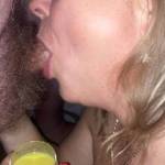 I'm swallowing cum with eggnog!