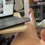 wife finishing me off during a virtual circle jerk with zoing friend