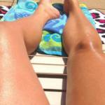 love showing off my feet and legs; been told they're my best feature :)