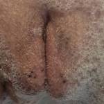 before hubby shaves me
