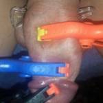 Playing around with the hubbys dick