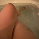 Sunday night warm bath relaxation