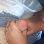 Wife giving me a little stroke