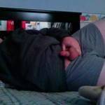 me on my bed...bout to masturbate