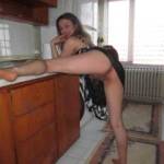 My first wife Neşe at home