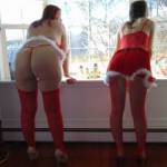 Mrs and Ms just looking for Santa, maybe early but i bet the present they have in mind would be worth it .....