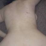 On the pull out about to thrust deeply into her baby make