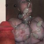 Blew a load on Klid's big tits and beautiful face.  Anyone else want the same?