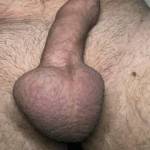 Uncut cock with cock ring/butt plug combo