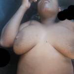 African playmate shows her bOObs