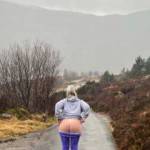 When your out in the highlands on a freezing cold day &  Mr B asks what panties you’re wearing. 🤷🏼‍♀️ it’s compulsory to flash him don’t you agree… What would you do to warm me up❓😂🤍