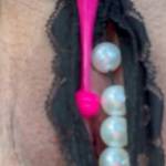 Car ride to Lake Michigan playing with my toy against my new panties with pearls 💋💦