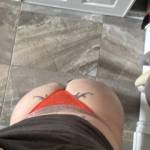 For those who keep asking there's a shot of her ass. 44 G tits in the front and a gorgeous butt