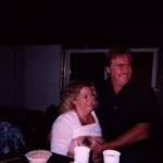 me n deb at a little bar just playing around