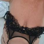 Wife poses for picture