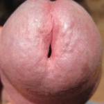 The eye of my cock. Would your tongue be able to fit in there ?