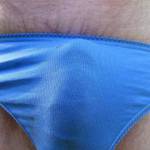 More fun in blue panties - love to have a helper...