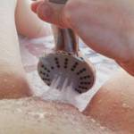 Enjoying a relaxing shower