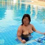 My friend said he like to see naked on the pool