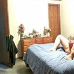 Caught wife playing with herself until she cums