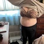 she was asking me how's my titties looking