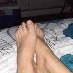 unpainted toes and they still look sexy and makes my cock so hard and turns me on