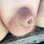 Small dick and balls in the cold.